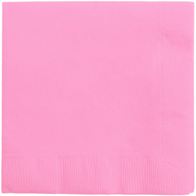 Cotton Candy Pink Napkins - 2 Size Options