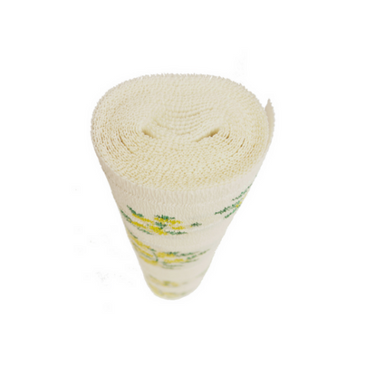 Spring Floral Print Crepe Paper Table Runner