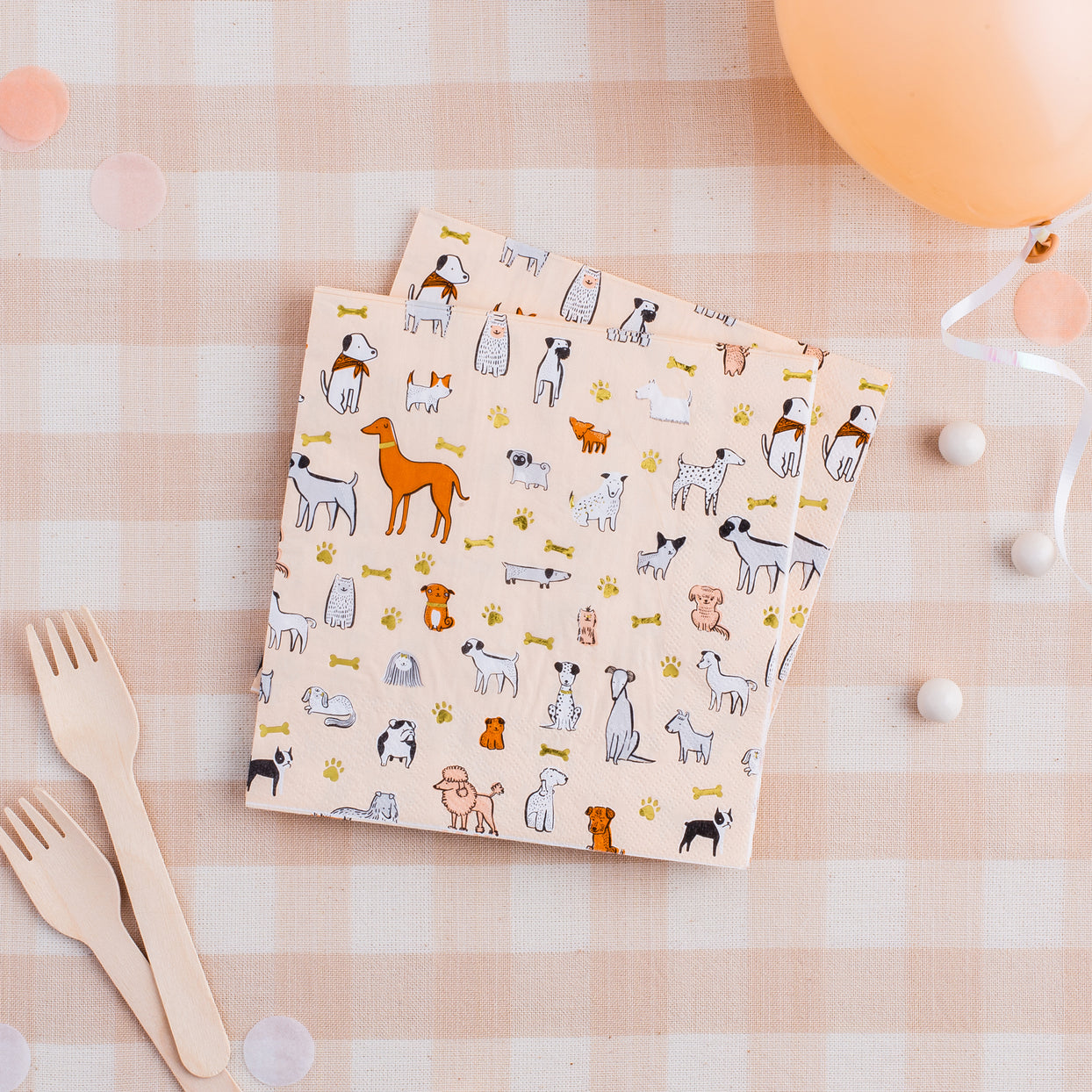 Bow Wow Large Napkins, Daydream Society