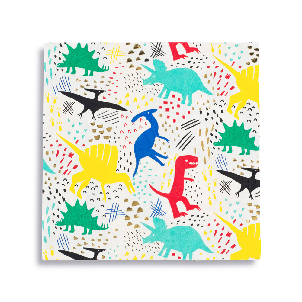 Dinomite Large Napkins from Daydream Society