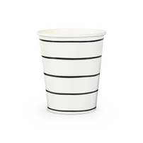 Ink Frenchie Striped 9 oz Cups from Daydream Society
