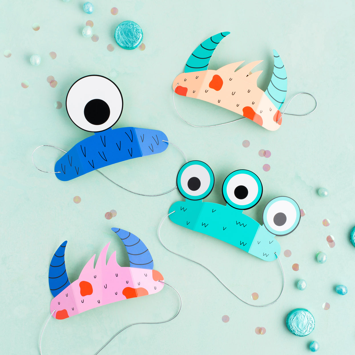 Little Monsters Party Headband Set, Daydream Society