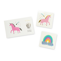 unicorns + rainbows temporary tattoos from daydream society