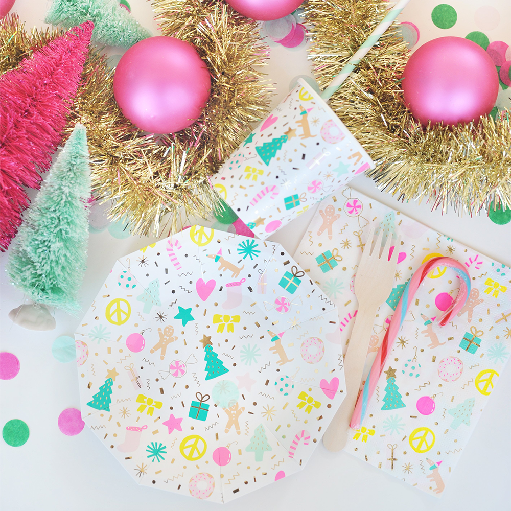 Merry + Bright Large Napkins from Daydream Society