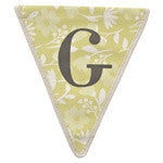 Fabric Bunting Letter G