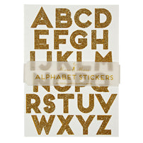 Glitter Alphabet Stickers