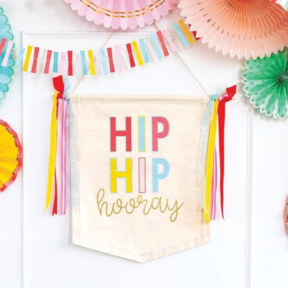 Hip Hip Hooray Hanging Banner