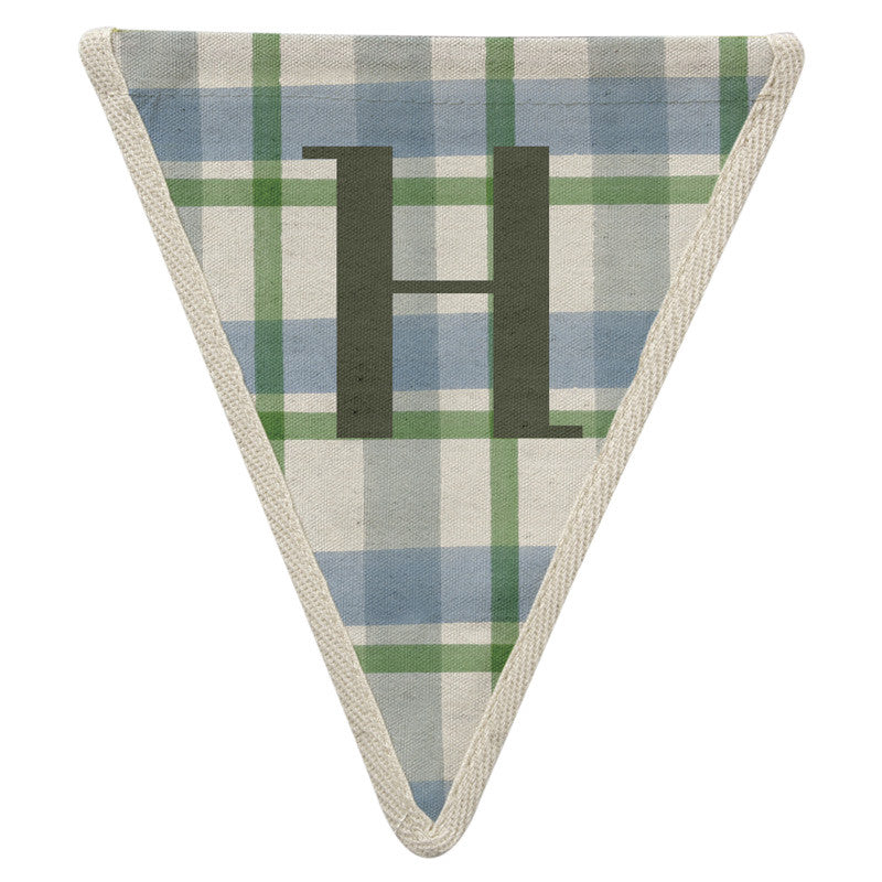 Fabric Bunting Letter H