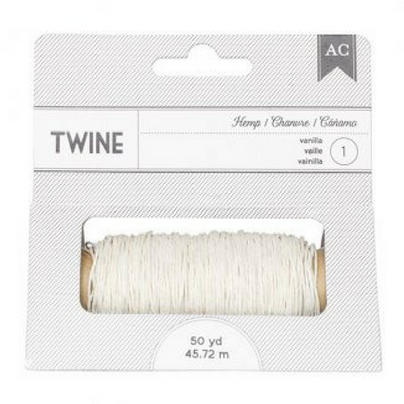 Bakers or Hemp Twine - Vanilla