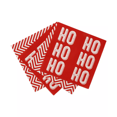 "Ho Ho Ho" Christmas Napkins