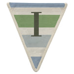 Fabric Bunting Letter I