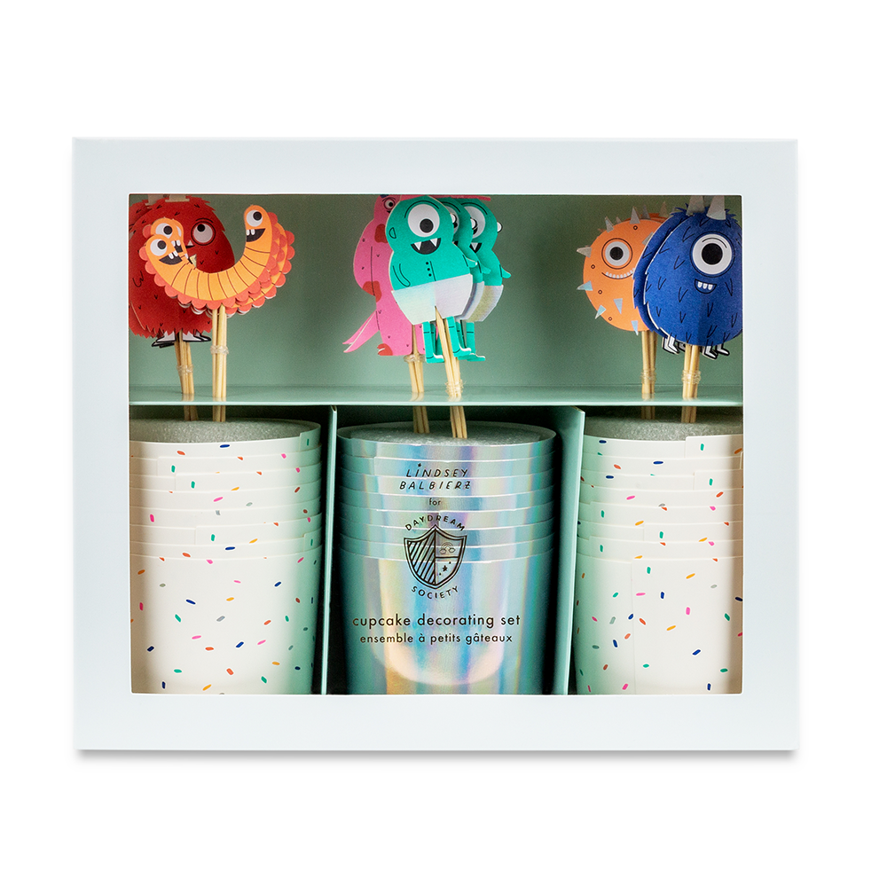 Little Monsters Cupcake Decorating Set, Daydream Society