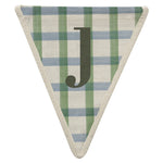 Fabric Bunting Letter J
