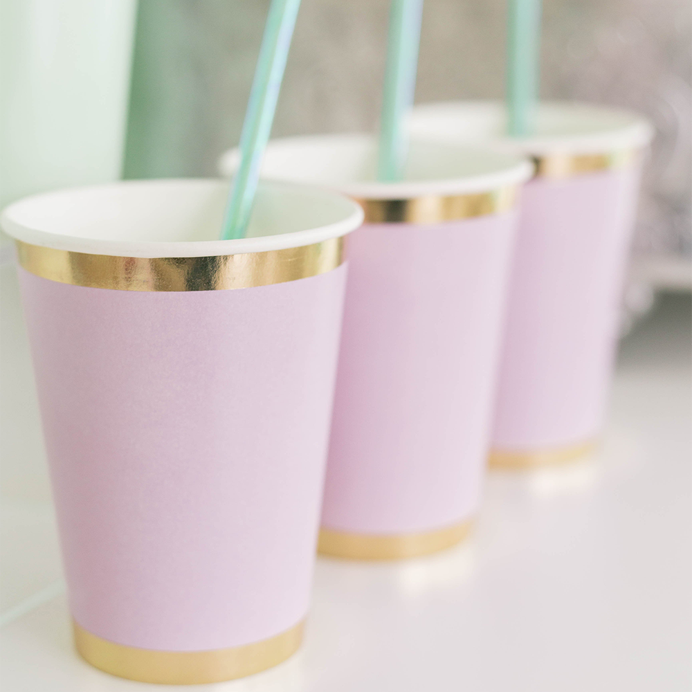 Posh Lilac You Lots 12 oz Cups from Jollity & Co