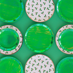 Posh Emerald City Round Dinner Plates from Jollity & Co