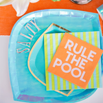 "Rule the pool" cocktail napkins from Jollity & Co