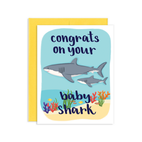 Baby Shark Greeting Card, Jollity & Co