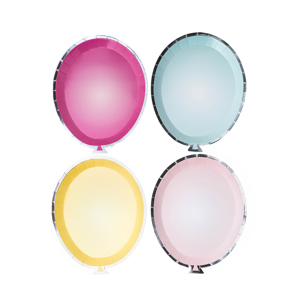 Balloon Shaped Party Plates from Jollity & Co