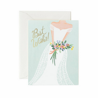Jollity & Co, "Best Wishes" Wedding Greeting Card