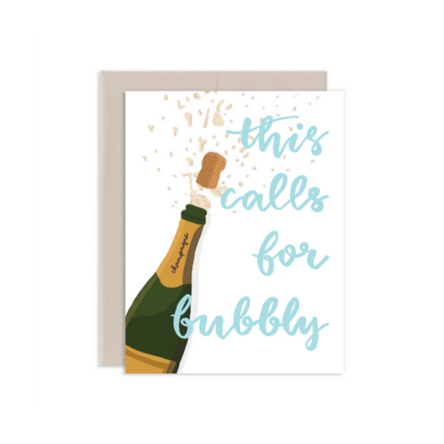 Pop the Bubbly Greeting Card, Jollity & Co