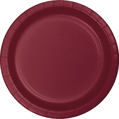Burgundy Plates - 2 Size Options