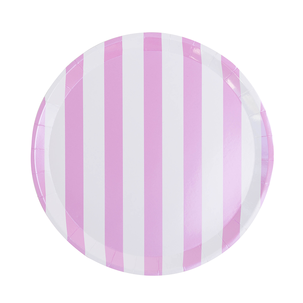 Stuck on You Candy Striped Dinner Plates from Jollity & Co