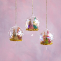Snow Globe Ornaments, Jollity & Co