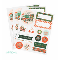 Christmas Sticker Sheets Option 1