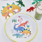 Jollity & Co, Dinosaur Printed Dinner Plates
