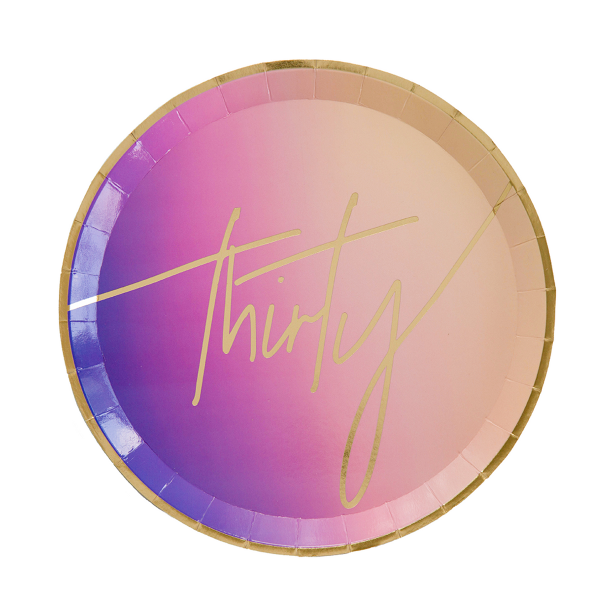 Milestone Dirty 30 Dinner Plates from Jollity & Co