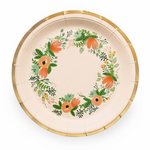 Floral Wreath Party Dinner Plates