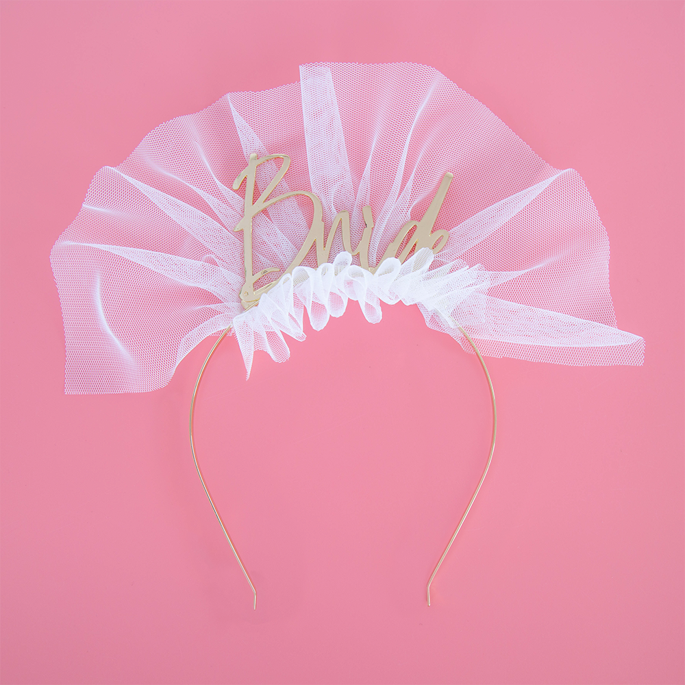 "Bride" Metal Headband, Jollity & Co