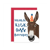 Kick Ass Birthday Card, Jollity & co