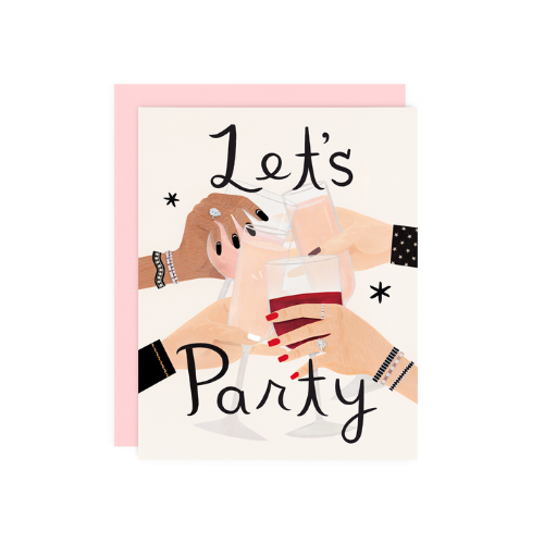 "Let's Party" Card, Jollity & Co