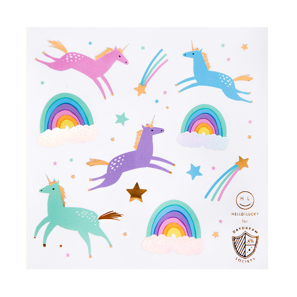 Magical Unicorn Sticker Set from Daydream Society