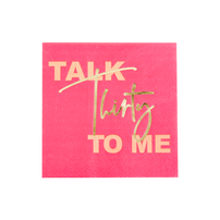 Milestone "Talk Thirty of Me" Cocktail Napkins from Jollity & Co