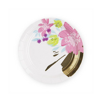 Floral & Gold Dessert Plates, Jollity & Co