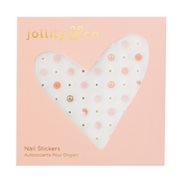 Peace & Love Nail Stickers, Jollity & Co
