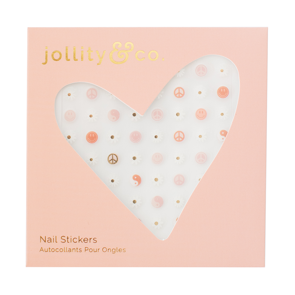 Peace & Love Nail Stickers, Jollity & Co