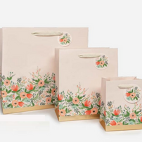 Pink & Floral Patterned Gift Bag, Jollity & Co