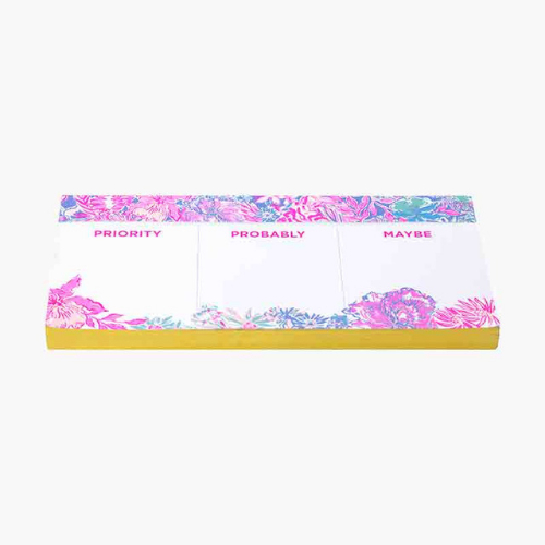 Floral Priorties Notepad