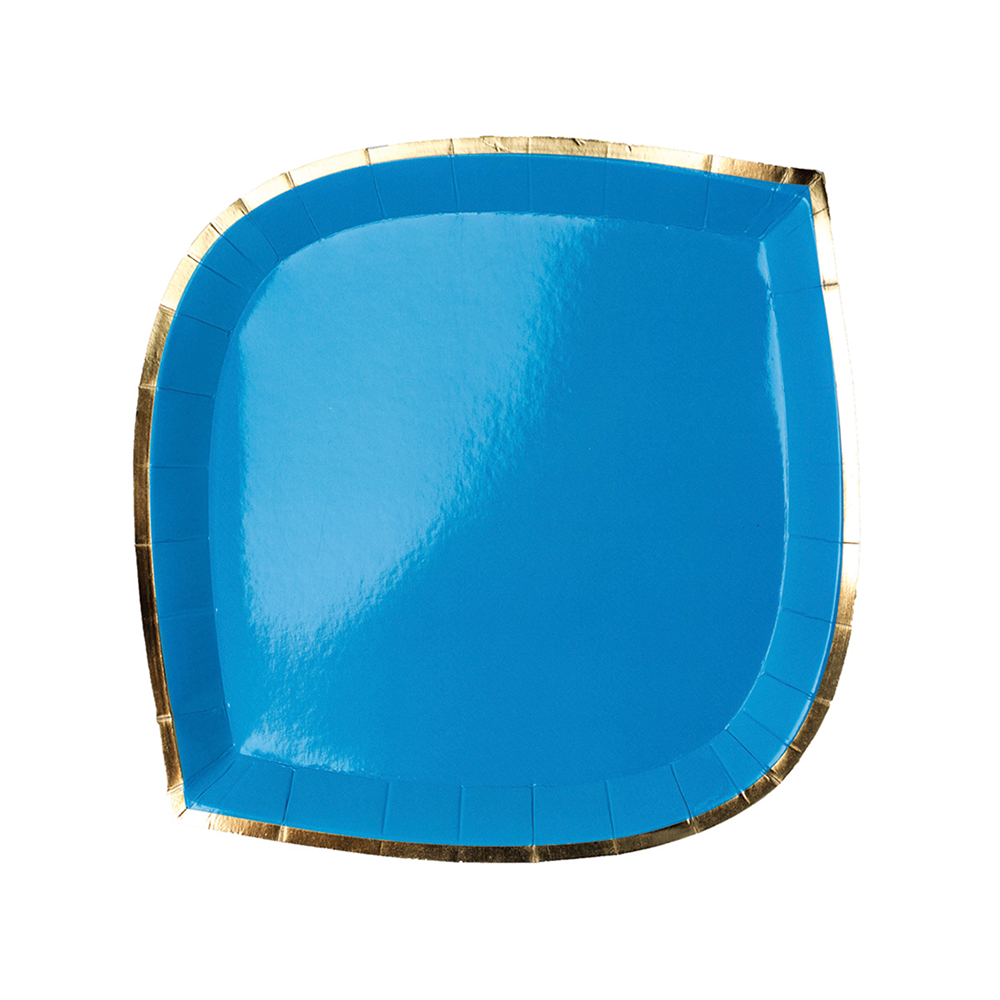 Posh Blue My Mind Dessert Plates from Jollity & Co