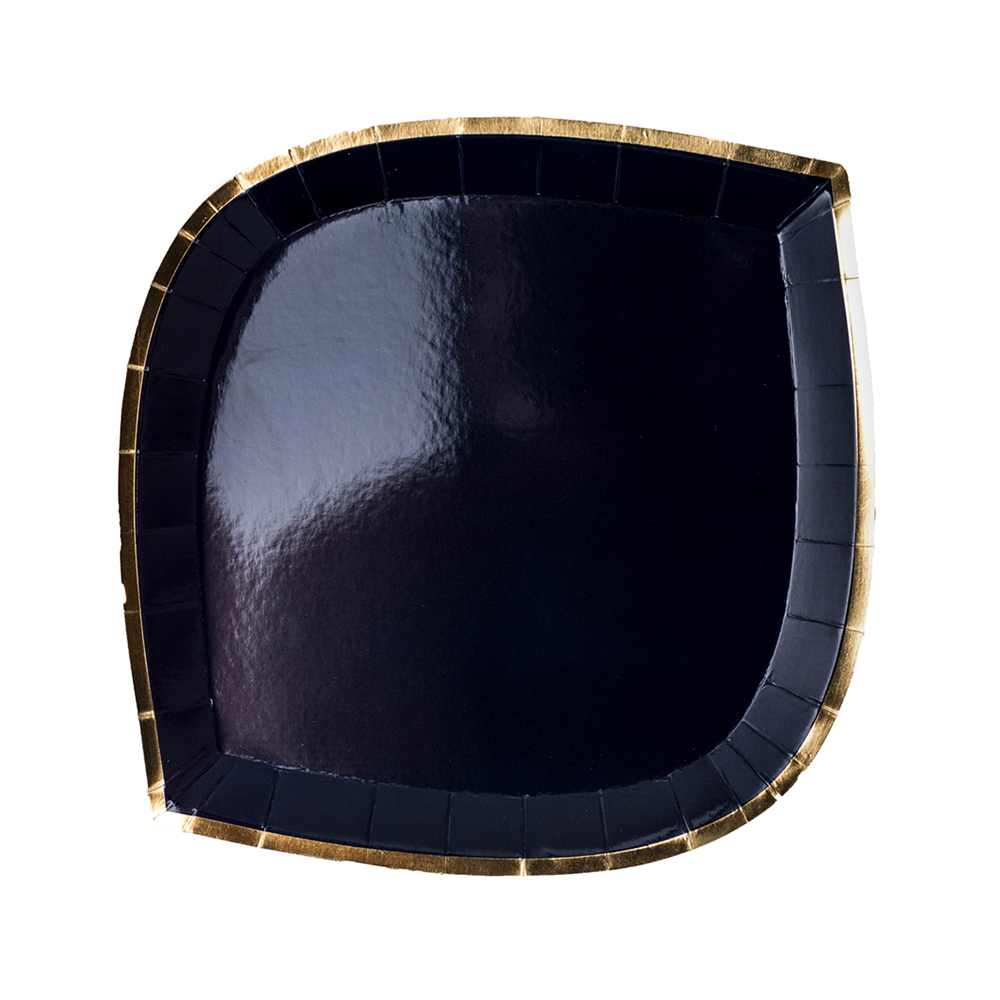 Posh Denim Jorts Dinner Plates by Jollity & Co