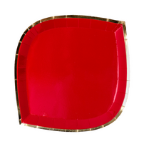 Posh Ruby Kiss Dinner Plates from Jollity & Co