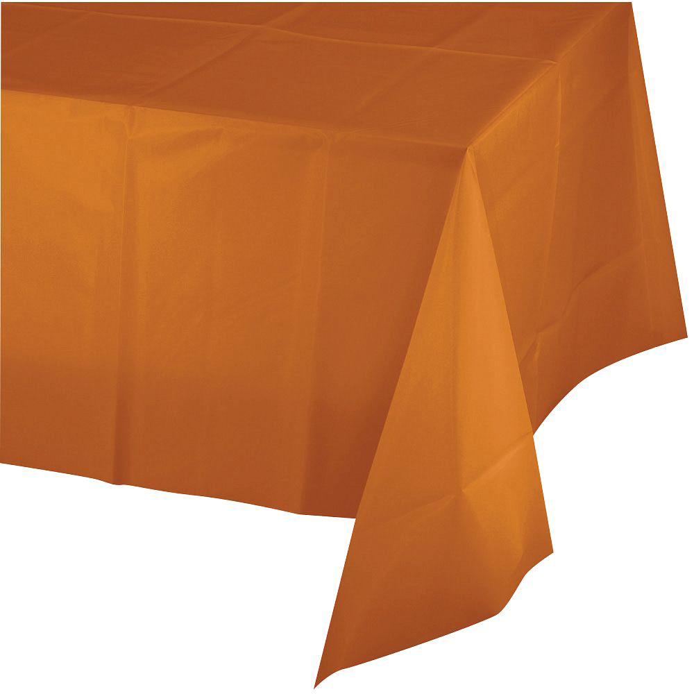 Pumpkin Spice Orange Tablecloth, Jollity Co.