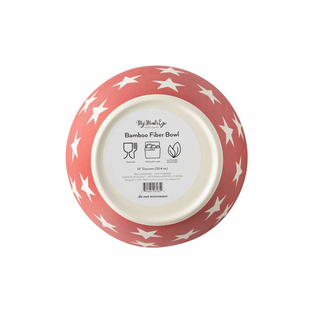 Red Star Reusable Bamboo Bowl, Jollity & Co.