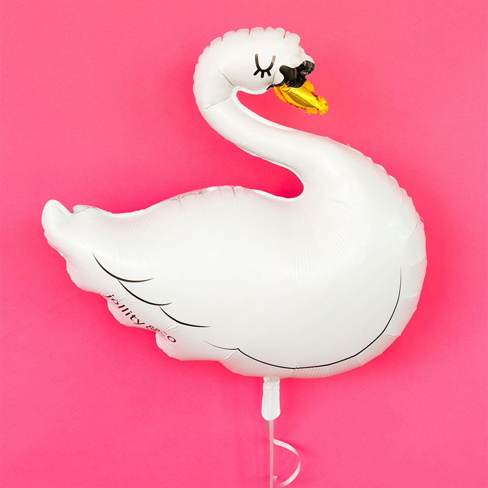 Swan Mylar Balloons from Jollity & Co