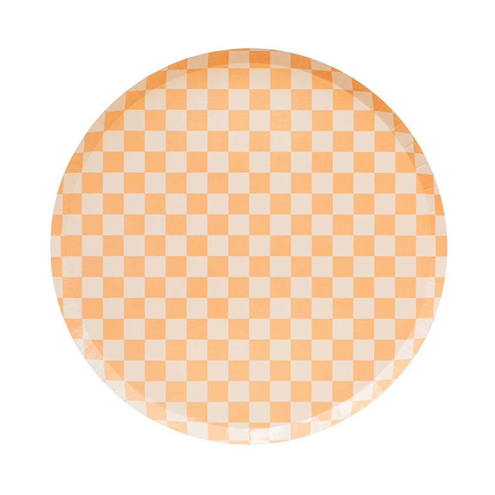 Check It! Peaches N’ Cream Dinner Plates, Jollity & Co.