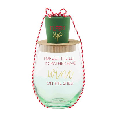 Holiday Wine & Shot Glass Set - 3 Style Options