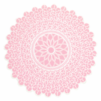 Pink Parchment Rounds, Jollity & Co